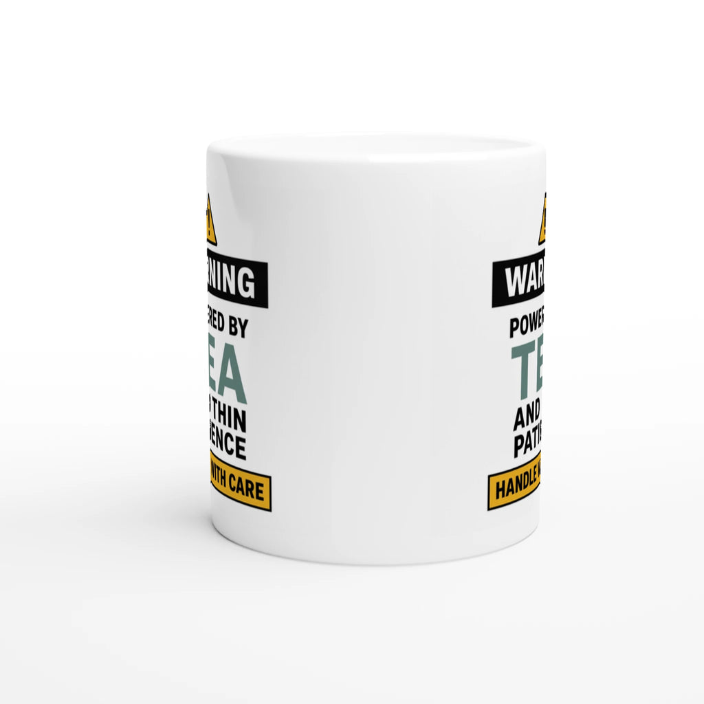 Powered By Tea mug printed on both sides