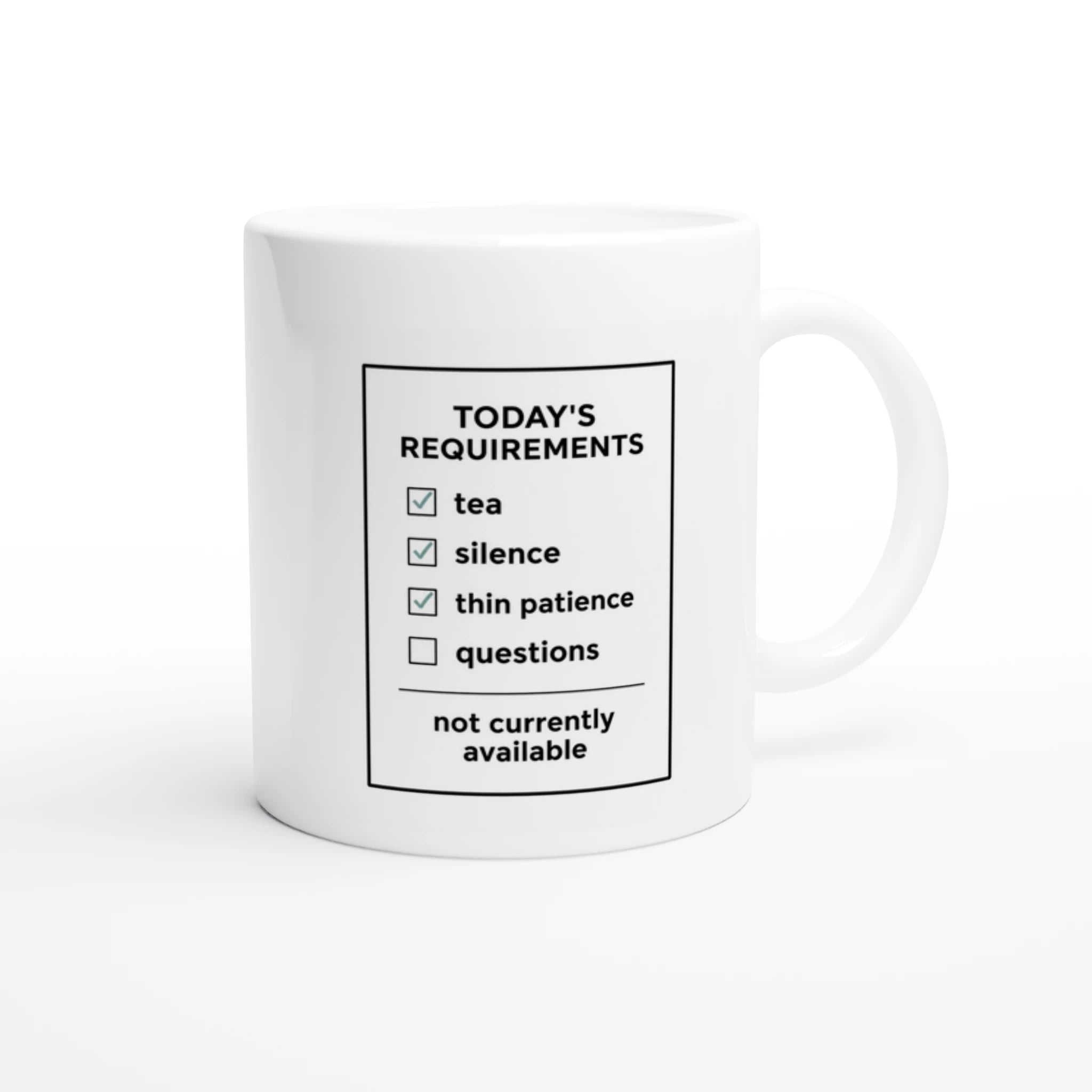 Funny tea mug gift for tired women and tea lovers