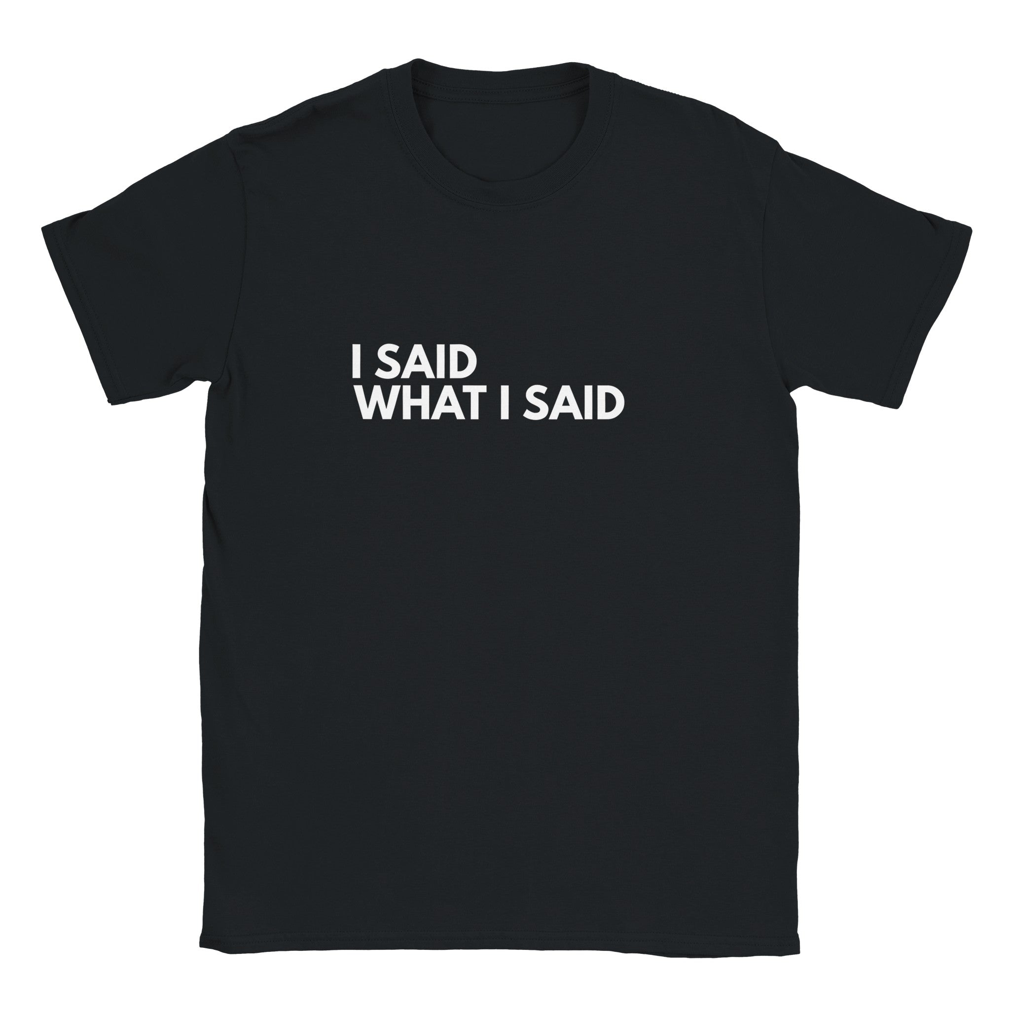 I Said What I Said black women’s slogan T-shirt