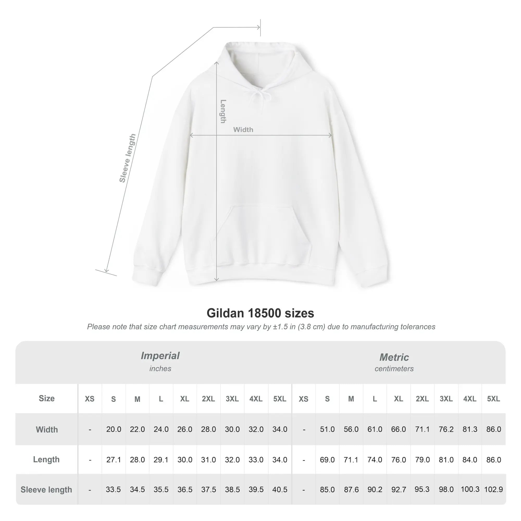 ladies slogan hoodie size chart