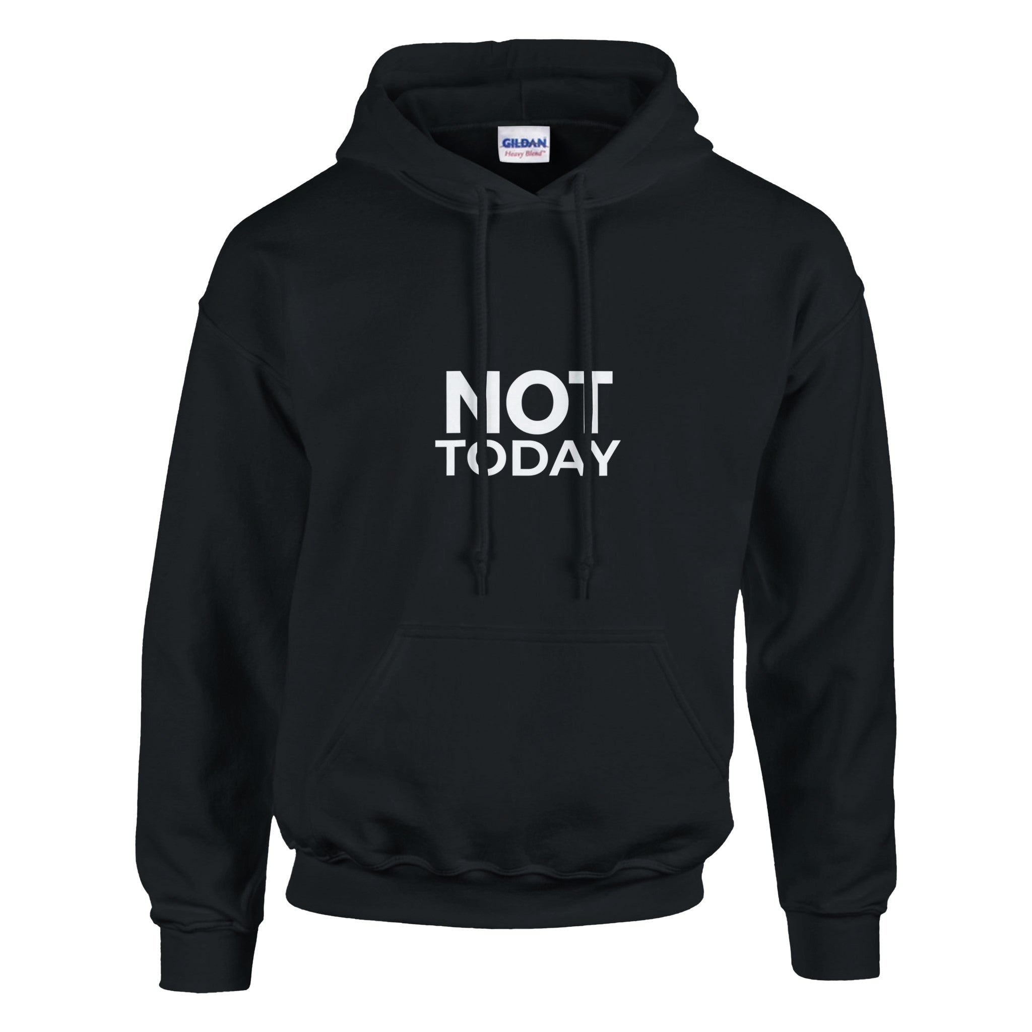 Not Today black women’s slogan hoodie