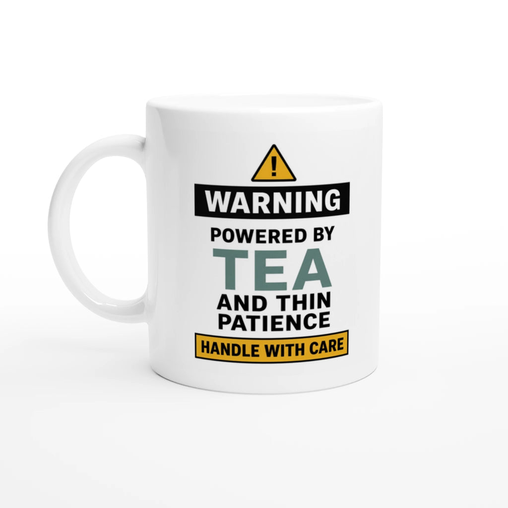 Powered By Tea Mug - Funny Tea Lover Mug UK
